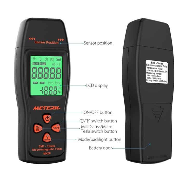 How to Use and Read an EMF Meter