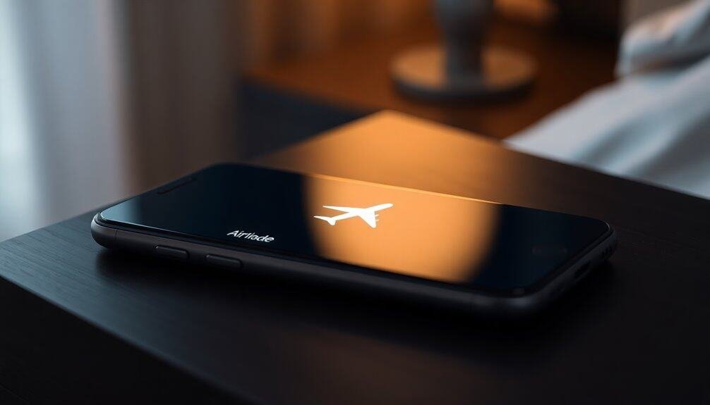 airplane mode benefits nighttime use