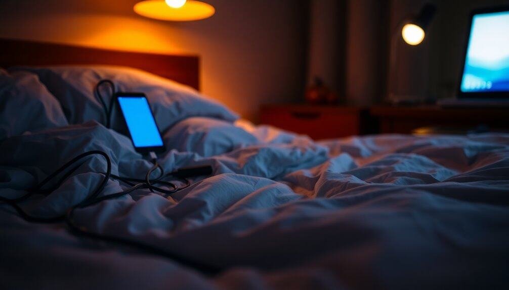 electronic devices disrupt sleep