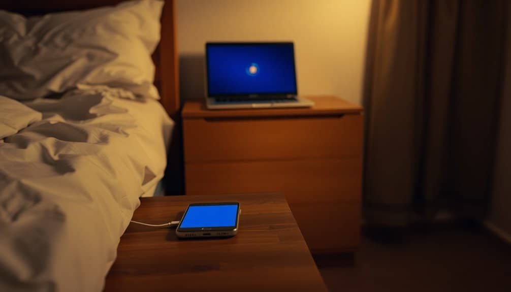 electronics safety while sleeping