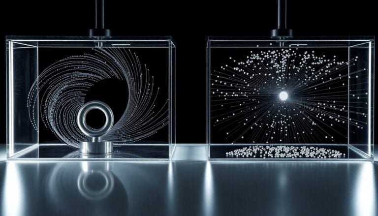 magnetic and electric field comparison