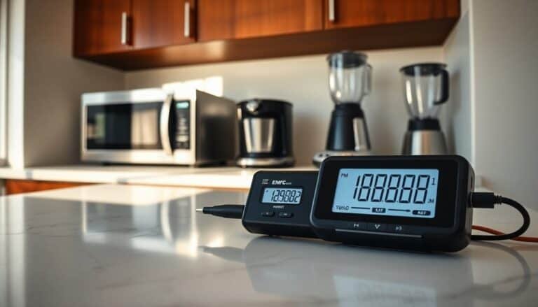 measuring appliance emf levels