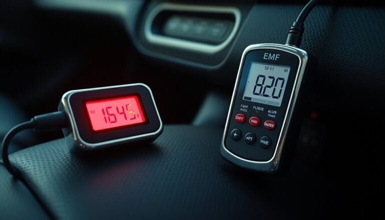 measuring emf in vehicles