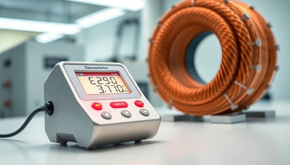 measuring emf with gaussmeter