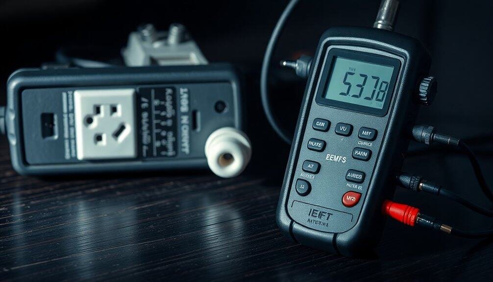 proper emf meter setup