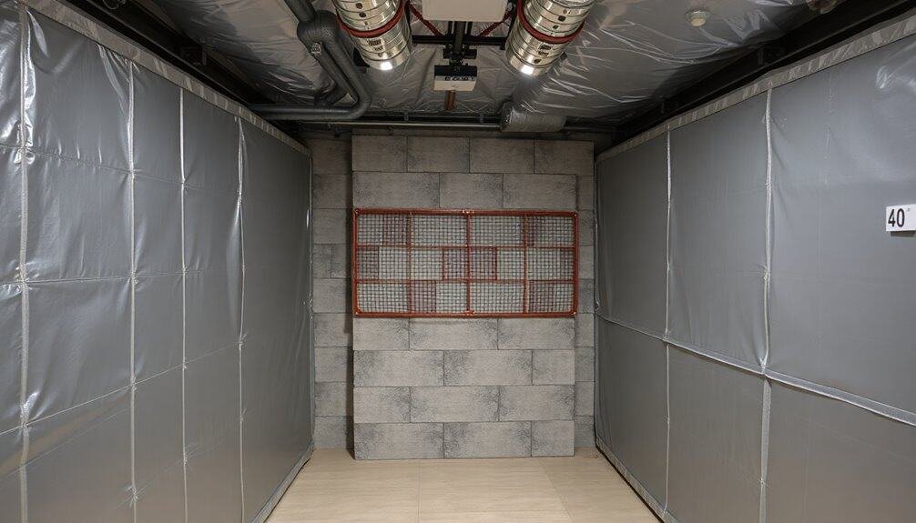 shielding room from radiation