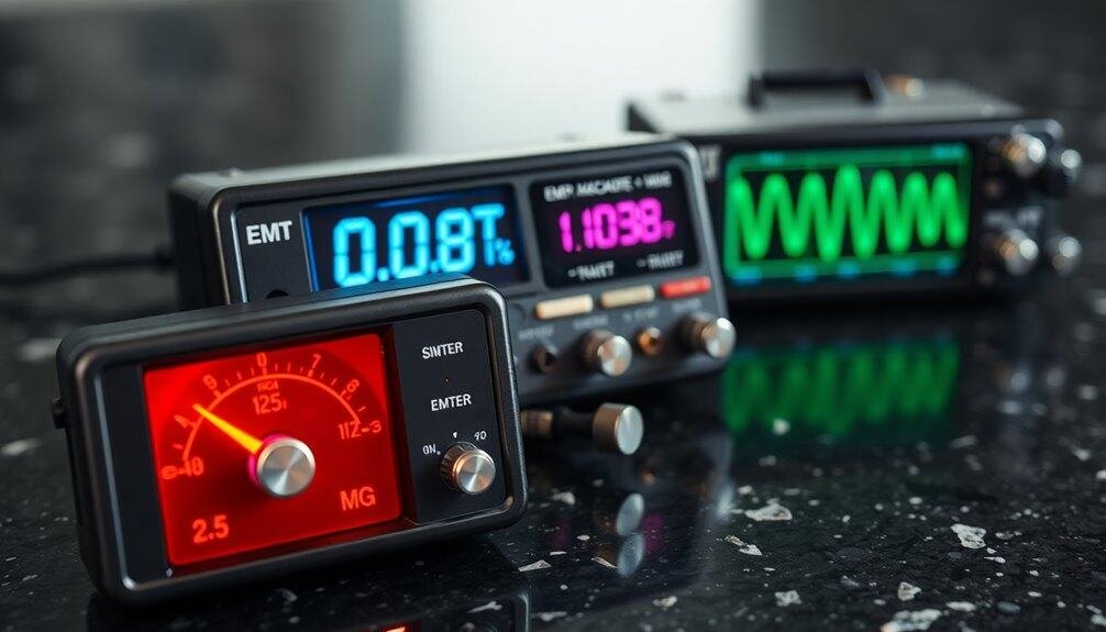 types of emf meters